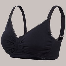 Carriwell Maternity And Nursing Bra With Padded CarriGel Support - Black / Large