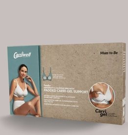 Carriwell Maternity And Nursing Bra With Padded CarriGel Support - Black / XX Large