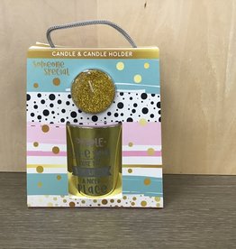 Someone Special Sentiment Candle & Candle Holder