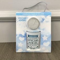 Special Angel Sentimental Candle & Candle Holder