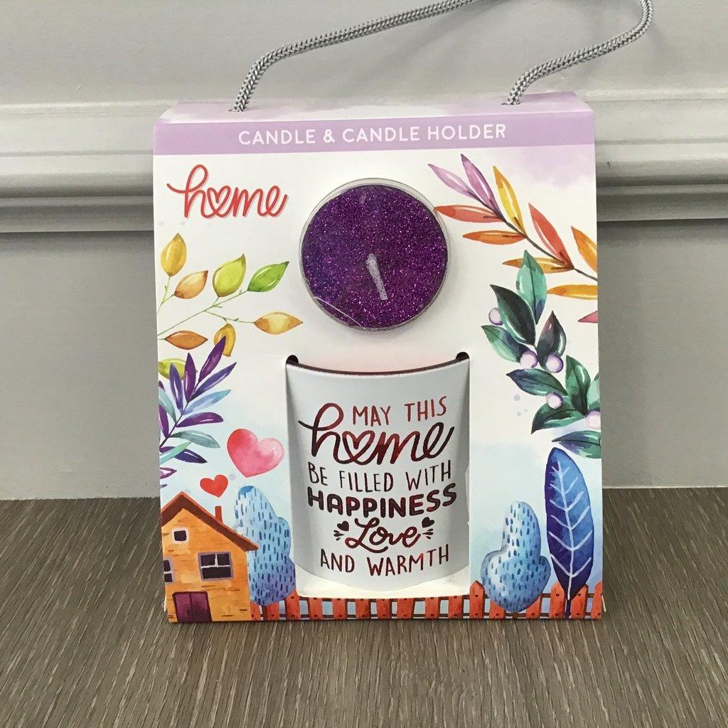 Home Sentimental Candle & Candle Holder