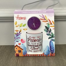 Home Sentimental Candle & Candle Holder