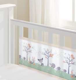 Breathable Baby Breathable  Mesh Cot Liner Woodland