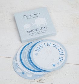 Petit Cheri Milestone Cards-Blue