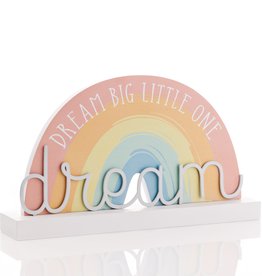 Petit Cheri Rainbow Plaque "Dream Big Little One"