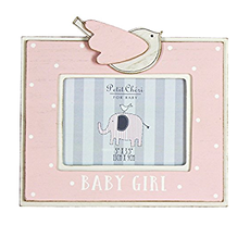 Petit Cheri Baby Girl Photo Frame Bird Baby Girl - 5" x 3.5"