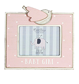Petit Cheri Baby Girl Photo Frame Bird Baby Girl - 5" x 3.5"