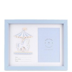 Hello Baby Data Photo Frame - Baby Boy 4" X 6"