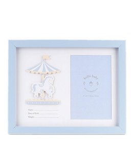 Hello Baby Data Photo Frame - Baby Boy 4" X 6"