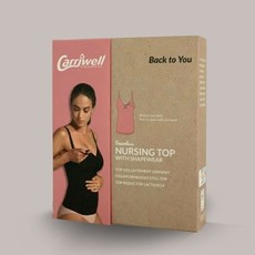 Carriwell Nursing Top With Shapewear - Black / Large
