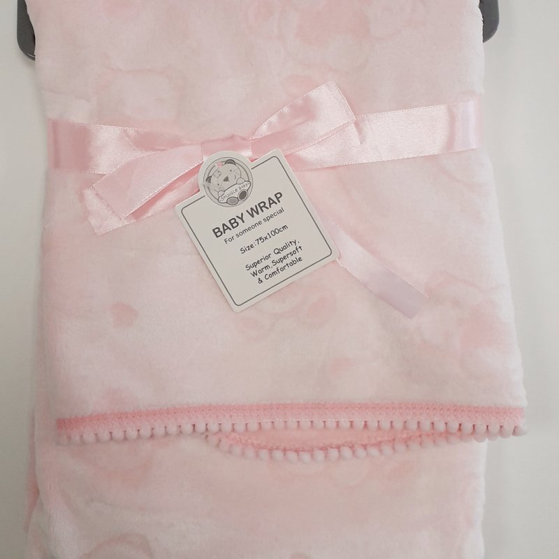 Snuggle Baby Wrap - Pink Teddy
