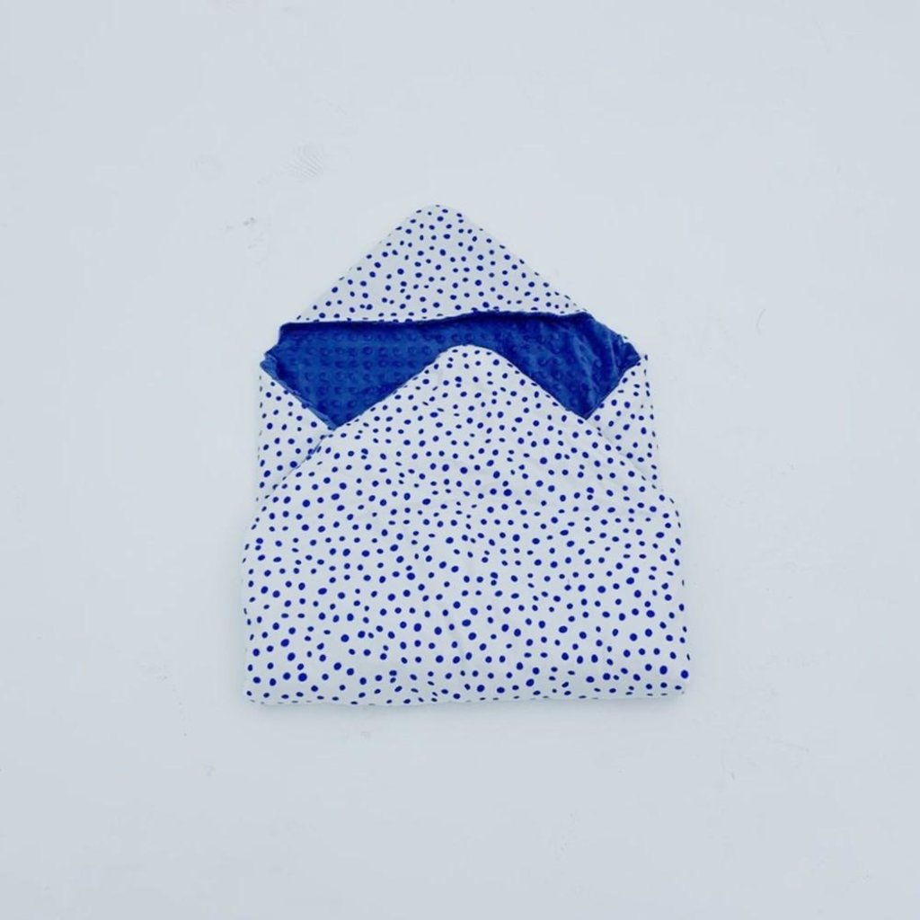 Little Love Little Love Blue Spot Travel Blanket