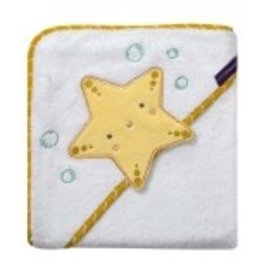 Clevamama Clevamama Apron Bath Towel Star White & Mustard