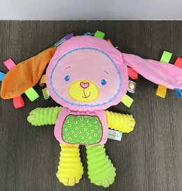 Baby Bow Animal Comforter Taggie Toy - Rabbit