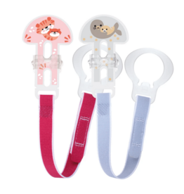 Mam Mam Clip I Love Pink 2pk