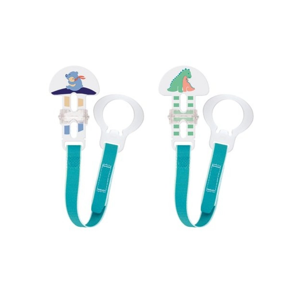 Mam Mam Clip I love Blue 2pk