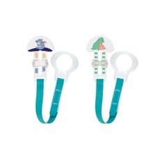 Mam Mam Clip I love Blue 2pk