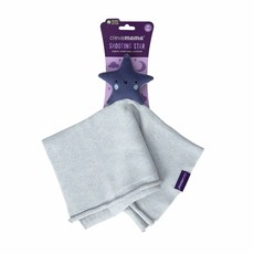 Clevamama Clevamama Shooting Star Comforter Organic Cotton Knit Blue