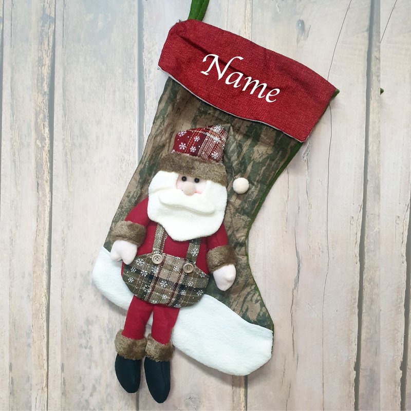 Daydream 3D Santa/Snowman Christmas Stocking