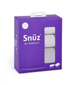 Snuz Snuz- 3pc Crib Bedding Set- Grey