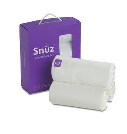 Snuz Snuz- 3PC Bedding Crib Set- White