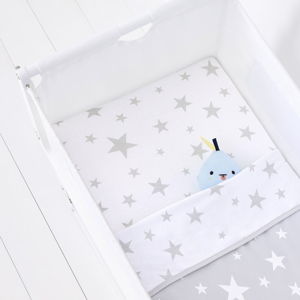 Snuz Snuz 2 Pack Crib Fitted Sheets- Stars