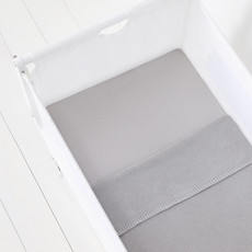 Snuz Snuz- 2 Pack Crib Fitted Sheets- Grey