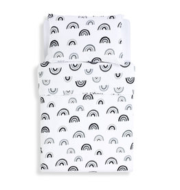 Snuz Snuz- Duvet Cover and Pillow Case Set- Mono Rainbow
