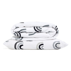 Snuz Snuz- Duvet Cover and Pillow Case Set- Mono Rainbow