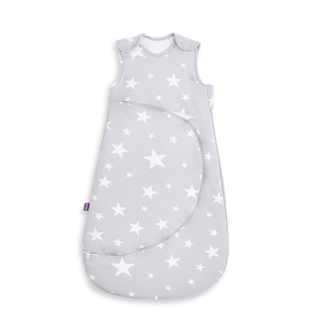 Snuz SnuzPouch Sleeping Bag  2.5  Tog- White Star 0-6m