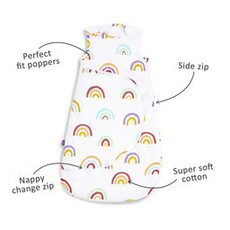 Snuz SnuzPouch Sleeping Bag 2.5 Tog- Multi Rainbow 6-18m