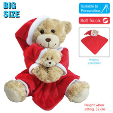 Christmas Bedtime Bear with Comforter