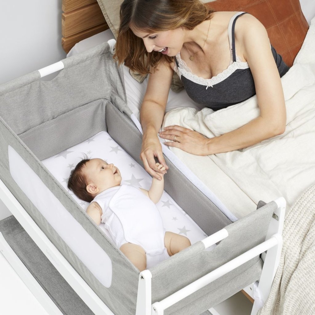 Snuz SnuzPod4 Bedside Crib Dusk Grey