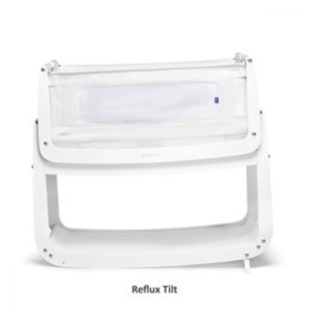 Snuz Snuzpod4 Bedside Crib White - 8 Piece Bundle with Free Mobile