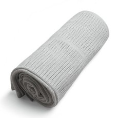 Baby Elegance Baby Elegance Cellular Pram Blanket Rolled 70x90cm Grey