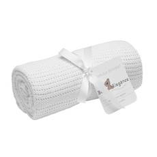 Baby Elegance Baby Elegance Cellular Cot Rolled White 100 x 150cm