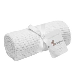 Baby Elegance Baby Elegance Cellular Cot Rolled White 100 x 150cm