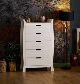 Obaby Stamford Tall Chest of Drawers White