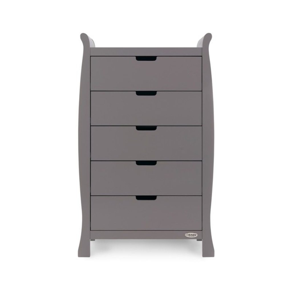 Obaby Stamford Tall Chest of Drawers Taupe Grey