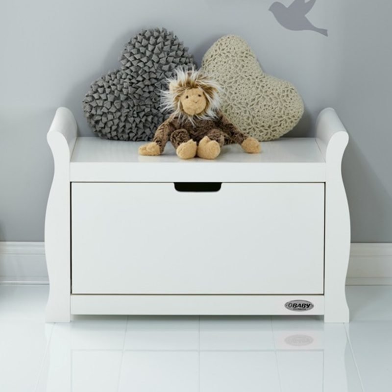 Obaby Stamford Toy Box White