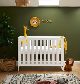 Obaby Obaby Nika Mini Cot Bed - White Wash