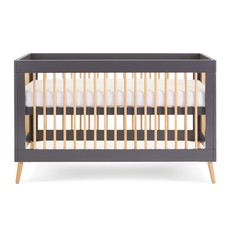 Obaby Obaby Maya Cot Bed Slate with Natural