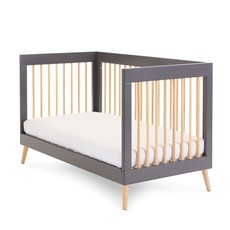 Obaby Obaby Maya Cot Bed Slate with Natural