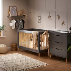 Obaby Obaby Maya 2 Piece Room Set Slate