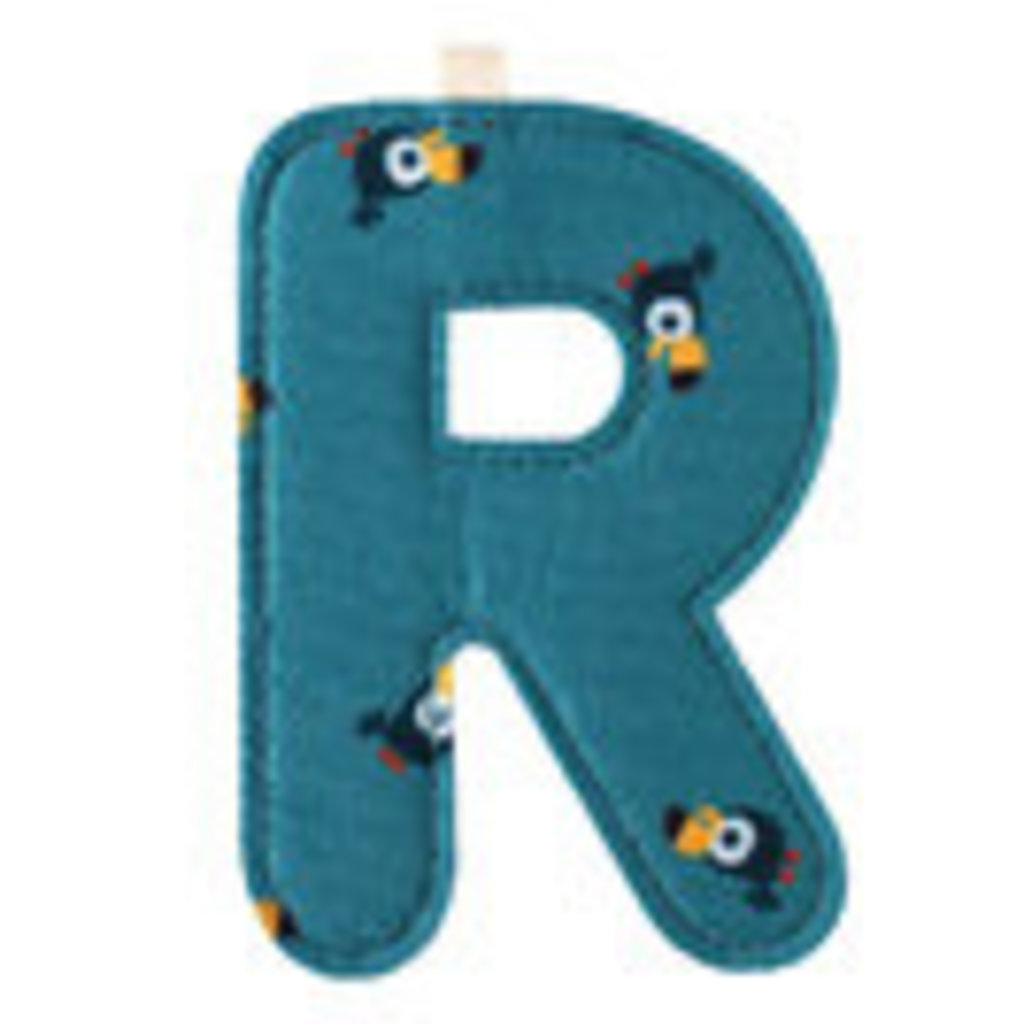 Lilliputiens Lilliputiens Fabric Letter R