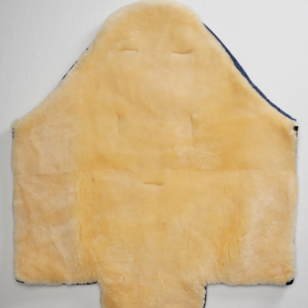 Naturally Sheepskins Naturally Sheepskin Footmuff Natural & Navy