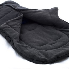 Naturally Sheepskins Naturally Sheepskin Fleece Footmuff Black