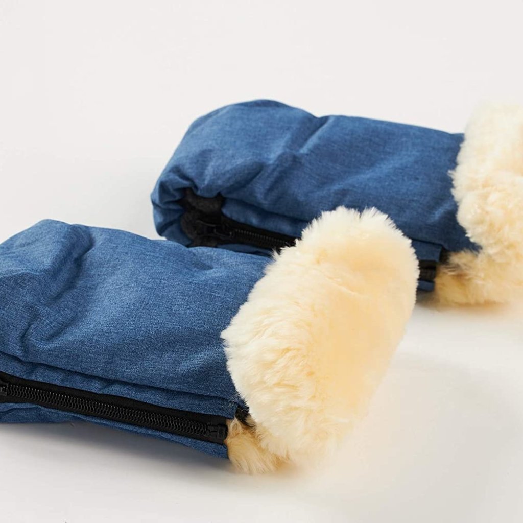 Naturally Sheepskins Naturally Sheepskin Stroller Mitts Navy