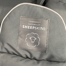 Naturally Sheepskins Naturally Sheepskin Footmuff Natural & Grey
