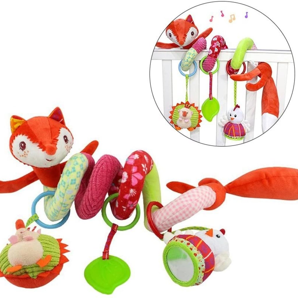 Happy Monkey Cot Spiral - Fox